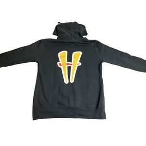 Chopstix Sweatshirt Adult Large Black‎ Fusion & Fun Hoodie Sweater Big Logo Mens